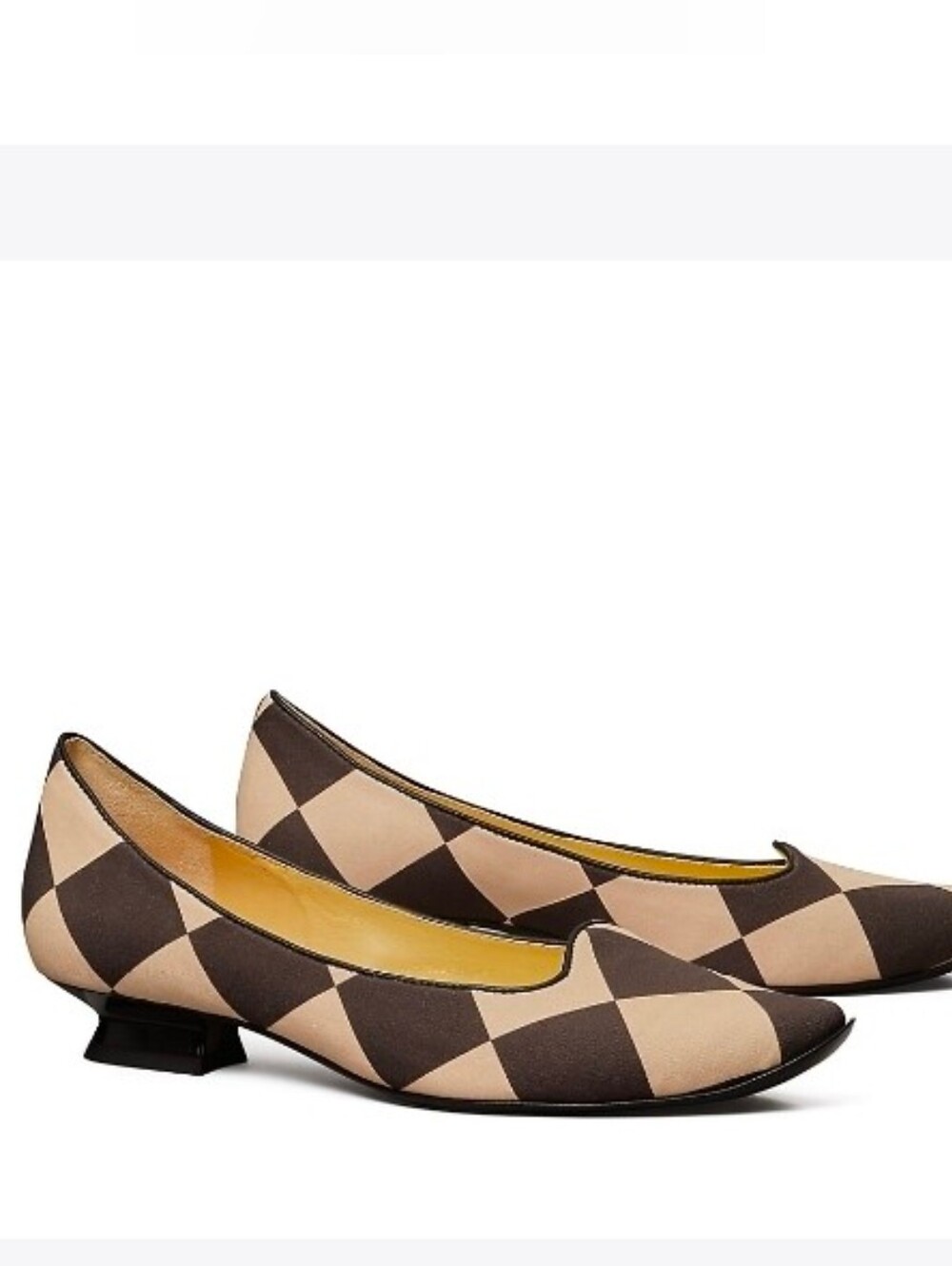 Tory Burch Pointed Checkered Pump In Vintage Check Size 9M